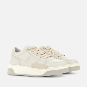 Hogan Chamallow Sneakers Donna Pelle Beige Chiaro