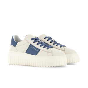 Hogan Sneakers H-Stripes Avorio Blu