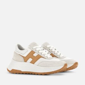 Hogan Sneakers Hi-Fi Marrone Bianco