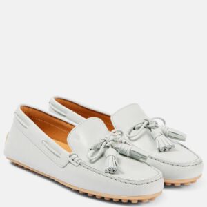 Tod’s City-Gommino-Loafer aus hellblauem Leder