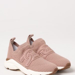 Tod’s Slip-On-Kate-Sneakers aus rosa Stoff