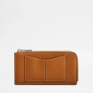 Tod's Portacarte in Pelle Marrone
