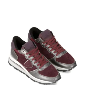 Philippe Model Paris Sneakers Metallizzate Bordeaux