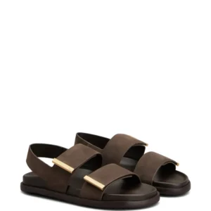 Tod's Sandalo in Nabuk Marrone