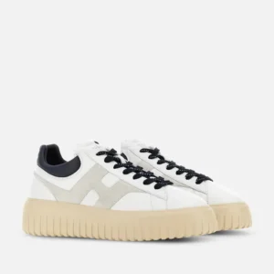 Hogan Sneakers H-Stripes Avorio Grigio Blu