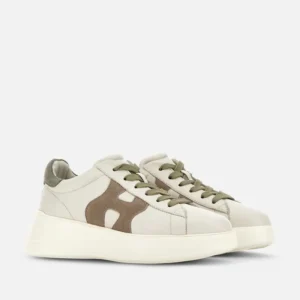 Hogan Sneakers Rebel Grigio Avorio Beige