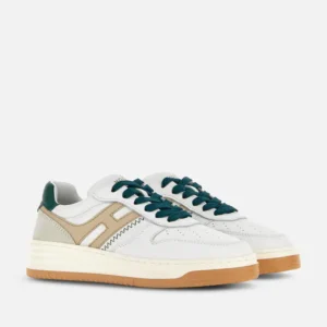 Hogan Sneakers H630 Bianco Beige Verde