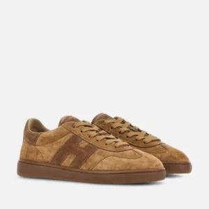 Hogan Sneakers Cool Marrone Stampa Cocco