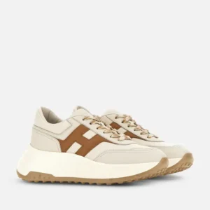 Hogan Sneakers Hi-Fi Avorio Marrone