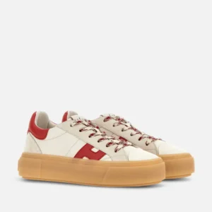 Hogan Sneakers Crosswind Rosso Avorio