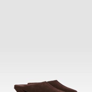 Paris Texas Clogs aus Wildleder Braun