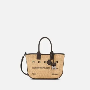 Hogan Borsa Shopping Hogan Address Mini Marrone Avorio