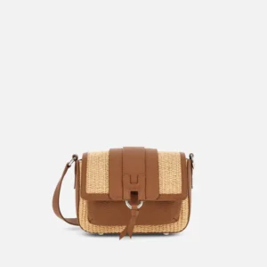 Hogan Borsa Flap Hogan Trend Rafia Marrone