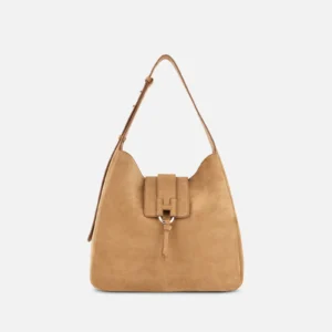 Hogan Borsa Hobo Trend Camoscio Beige