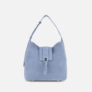 Hogan Borsa Hobo Trend Camoscio Azzurro