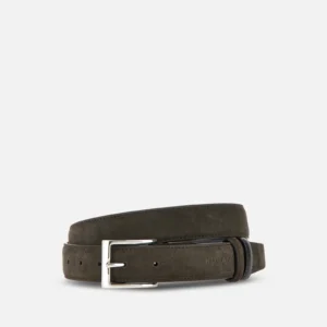 Hogan Cintura Reversibile Camoscio Pelle Marrone