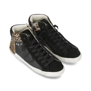 Philippe Model Sneakers Prsx Donna Nero Animalier