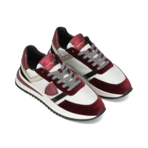 Philippe Model Sneakers Tropez 2.1 Argento Bordeaux