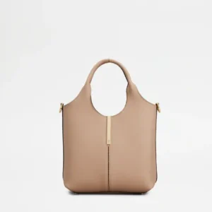 Tod’s Tote Shopping Bag Mini in Pelle Ginger
