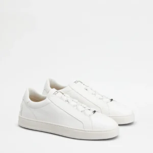 Tod's Sneakers in Pelle Bianco