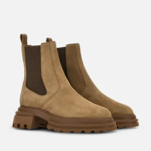 Hogan Chelsea Ankle Boots 10-Storey Beige