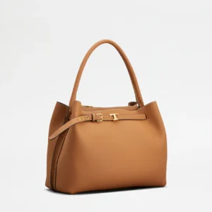 Borsa a Mano in Pelle Piccola Marrone