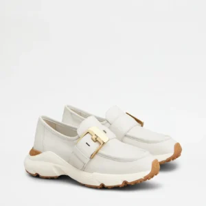 Tod's Sabot Sportivo in Nappa Bianco