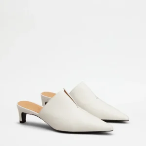 Tod’s Sabot aus weißem Nappaleder