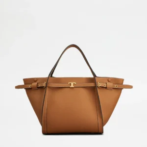 Tod's Borsa Shopping in Pelle Piccola Marrone