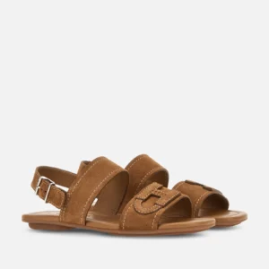 Hogan Sandali Flat H685 Marrone