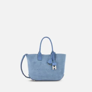Borsa Shopping Hogan Address Mini Azzurro