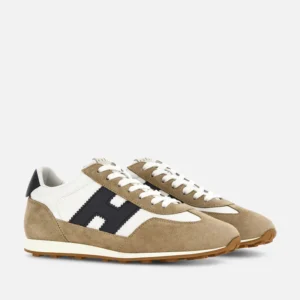 Hogan Sneakers Athletic Beige Bianco Nero