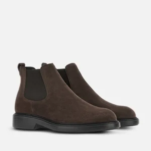 Hogan Chelsea Boots H704 Marrone