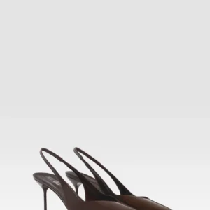 Paris Texas Slingback 70 in Vernice Marrone