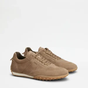 Tod's Sneakers in Pelle Scamosciata Beige